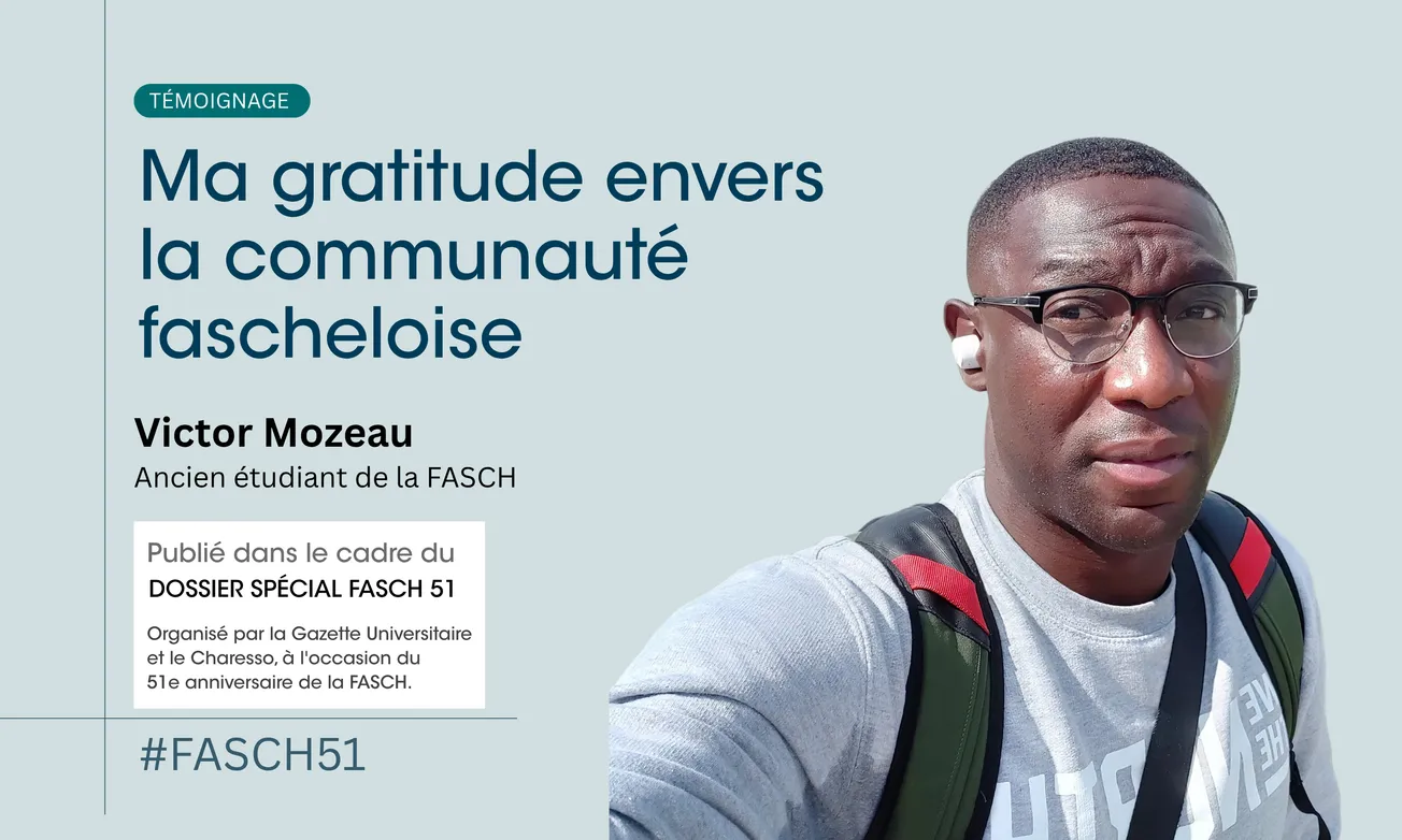 Ma gratitude envers la communauté fascheloise