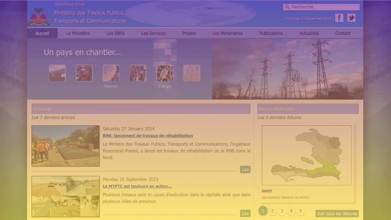 « Un pays en chantier » : le MTPTC face à l'effacement de Port-au-Prince